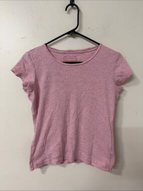 High Sierra Women's Heather Pink Short Sleeve Crew Tee y2k